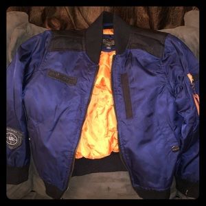 Urban Republic Navy Flight Jacket for boys sz 8